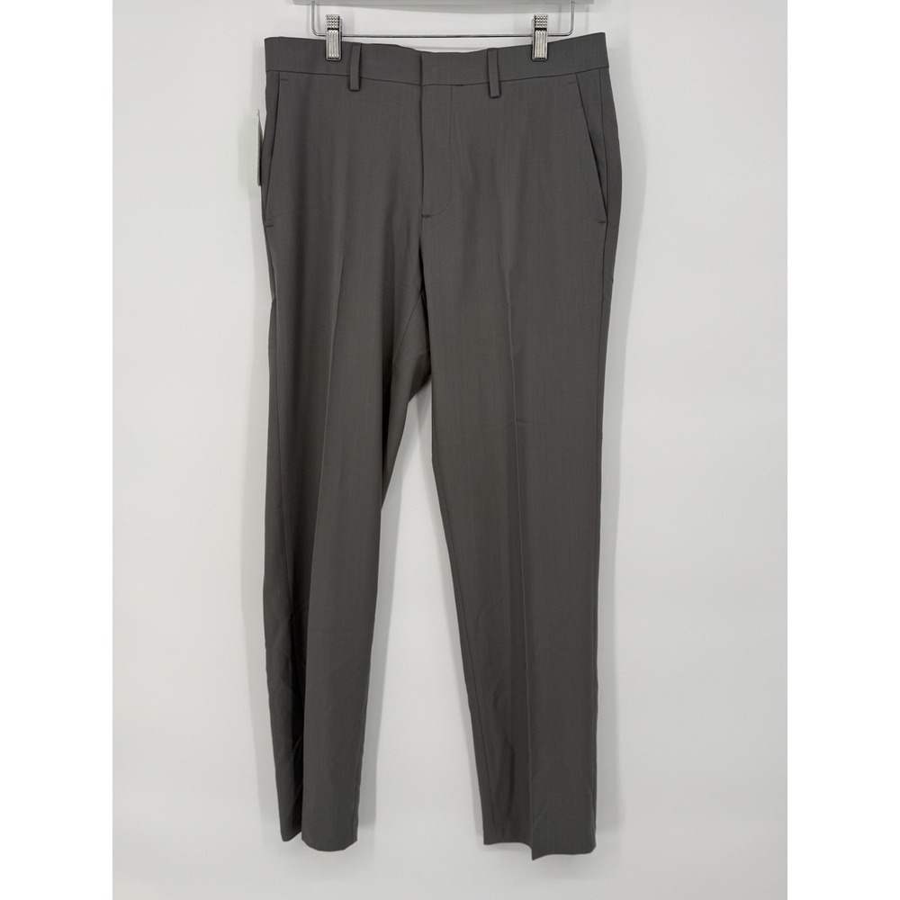 Haggar Men's Gray Dress Pants Size 32 X 30 Haggar H26 Gray Pants NWT